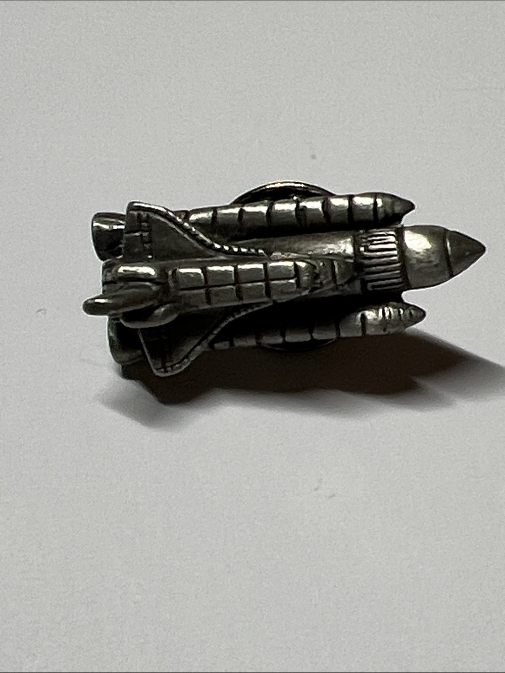 Vintage NASA Space Shuttle lapel Pin, 1981 pewter